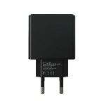 Сетевое зарядное устройство MORE CHOICE NC61 СЗУ 1USB+1USB-C 3.0A PD 20W+QC3.0 быстрая зарядка черный