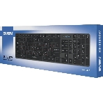 Клавиатура SVEN KB-E5300W беспроводная, радиоканал, чёрный