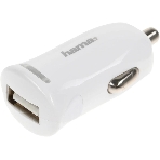 Комплект зарядное устройство Hama H-183266 2.4A для Apple кабель Apple Lightning белый
