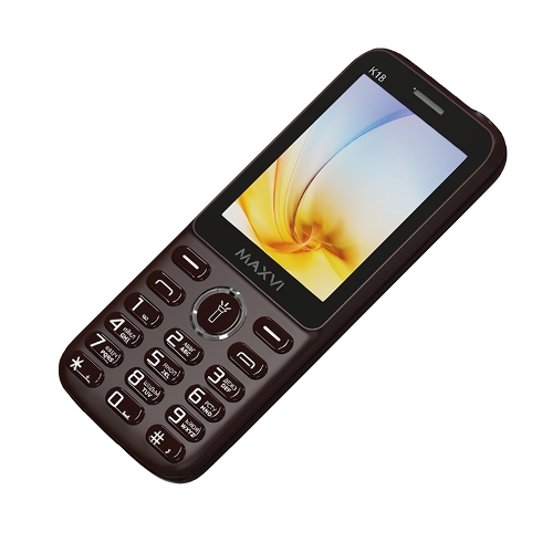 Мобильный телефон Maxvi K18 коричневый