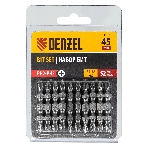 Набор бит Denzel двухстор., PH2-PH2х45 мм, сталь S2, 10 шт.