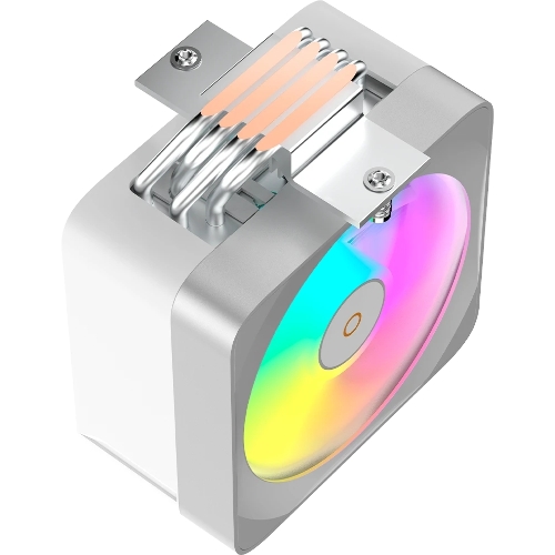 Кулер для процессора Ocypus Delta A40 EX WH Digital, 120мм ARGB FAN, Top Display Panel, 4 HEAT PIPES, 4-PIN PWM, 500-1800 RPM, 29DBA, HYDRO BEARING, LGA115X/1200/1700/18XX, AM4/AM5