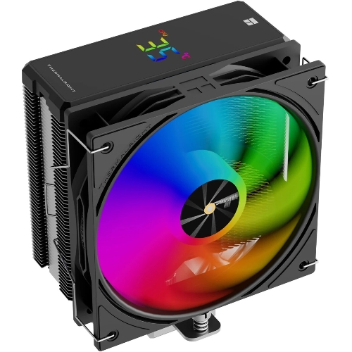 Кулер для процессора Thermalright Assassin X 120 R Digital ARGB Black (4-pin PWM, 151mm, Al/Cu, 4x6mm, ARGB, 1x120mm, 70.84CFM, 29.8dBA, 2000RPM, S: 1851/1700/1200/115X, AM5/AM4, black)