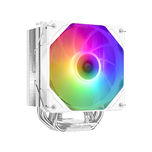 Кулер ID-COOLING SE-224-XTS ARGb белый 120мм алюминий/медь 1500rpm 29db 4-pin 220W 151мм