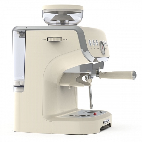 Кофейная станция BQ CM5000 бежевый, исп. кофе - зерновой/молотый, 2 л, 1560 Вт, 15 бар