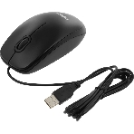 Мышь проводная Logitech B100 черный, 1000 dpi, USB, кнопки - 3