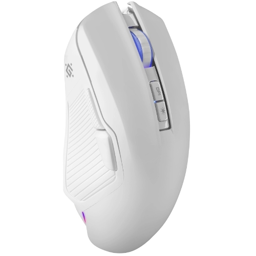 Мышь беспроводная/проводная Defender Whisper GM-209 белый, 7200 dpi, радиоканал, Bluetooth, USB, кнопки - 8