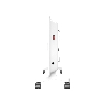 Конвектор электрический Thermex Frame 1500E белый, 1500 Вт, 20 м2, термостат, дисплей, WiFi