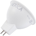 Лампа cветодиодная LED MR16 IEK LL-MR16-08-230-30-GU5-G софит 8Вт 230В 3000К GU5.3 GENERICA