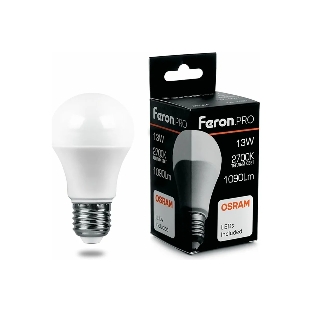 Лампа светодиодная FERON PRO LB-1013 (38032) 13 вт Е27 теплый