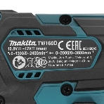 Гайковерт Makita TW160DZ аккум. патрон:квад.3/8