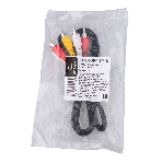 Кабель аудио/видео Cablexpert CCV-539-1.8M-N, 3xRCA/3xRCA, 1.8м, черный, пакет