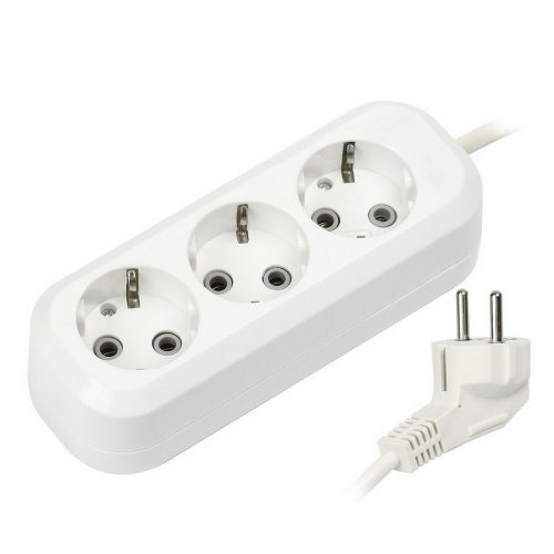 Удлинитель Smartbuy (SBE-16-3-1.5-Z) 3 гнз х 1,5 м (16А/3.5 кВт, ПВС 3х1.0)