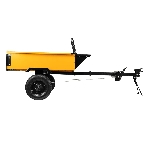 Прицеп для мотоблока Denzel TT-500, оцинк., груз. 500 кг, рег. сцепка, колеса 4.00-10, в упаковке