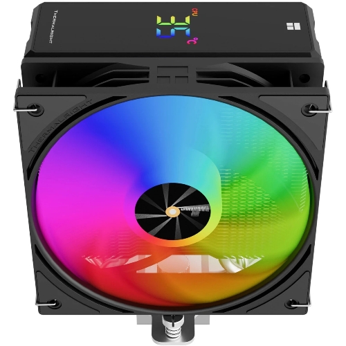 Кулер для процессора Thermalright Assassin X 120 R Digital ARGB Black (4-pin PWM, 151mm, Al/Cu, 4x6mm, ARGB, 1x120mm, 70.84CFM, 29.8dBA, 2000RPM, S: 1851/1700/1200/115X, AM5/AM4, black)