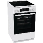 Плита электрическая Gorenje GEC5C42WG белый, конфорок 4 электрических, духовка 70 л, 50 см x 85 см x 59.4 см (без крышки)
