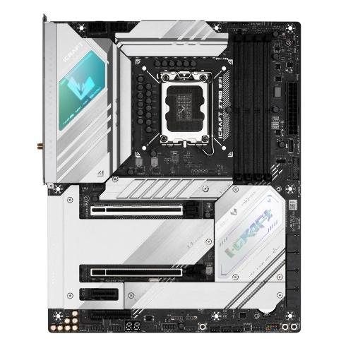 Материнская плата Maxsun iCraft Z790 WIFI, LGA 1700, Intel Z790, 4xDDR5, 4xM.2, 4xSATA, 1xPCIe 5.0 x16, 1xPCIe 3.0 x16, 1xPCIe x4, 1xPCIe x1, 1xHDMI, 1xDP, 2x 2.5Gb LAN, 4xUSB 2.0, 4xUSB 3.2 Gen 2, 1xUSB 3.2 Gen 2 Type-C, 7.1, ATX