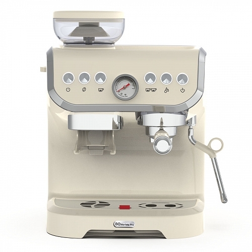 Кофейная станция BQ CM5000 бежевый, исп. кофе - зерновой/молотый, 2 л, 1560 Вт, 15 бар