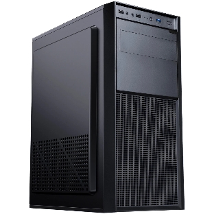 Компьютерный корпус Accord A-300 черный без БП ATX 1x120мм 2xUSB 2.0 1xUSB 3.0 audio