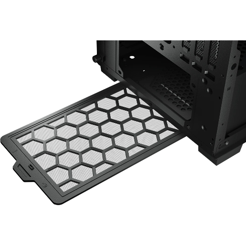 Компьютерный корпус Cougar Airface Pro RGb Black 4x120MM ARGb FAN, ARGb FAN HUB, БЕЗ БП, черный, E-ATX