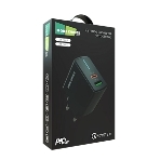 Сетевое зарядное устройство MORE CHOICE NC61 СЗУ 1USB+1USB-C 3.0A PD 20W+QC3.0 быстрая зарядка черный