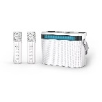 Переносная караоке система TRS2403 iconBIT K902W Колонка 10Вт, 2 микрофона Bluetooth, световые эффекты, аккумулятор в колонке 3000mAh и микрофонах, 22.3*9.6*15.7CM, белый