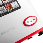Мясорубка электрическая Brayer BR1603 белый, 1500 Вт, 2.0 кг/мин, реверс, защита от перегрузки, насадки - 7