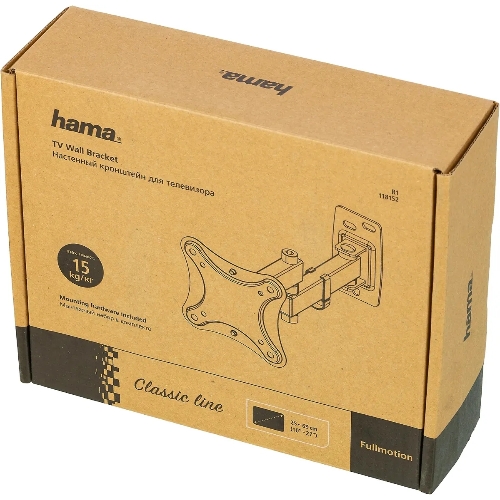 Кронштейн для телевизора Hama R1 118152 черный, 10