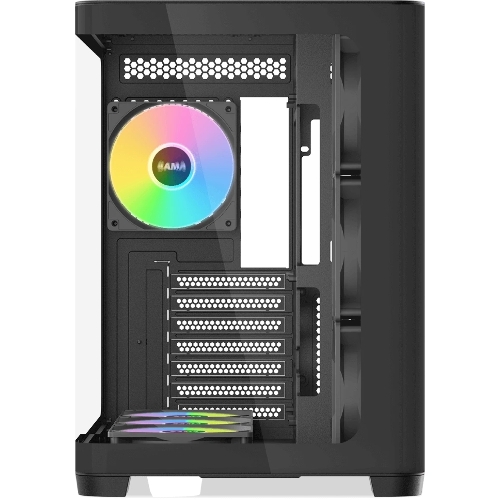 Корпус SAMA V60, Midi-Tower, чёрный, 7 x 120 мм