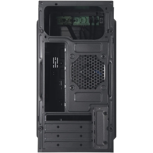 Компьютерный корпус KingPrice KPCC-MN208 черный без БП mATX 1x80мм 2x120мм 2xUSB 2.0 audio
