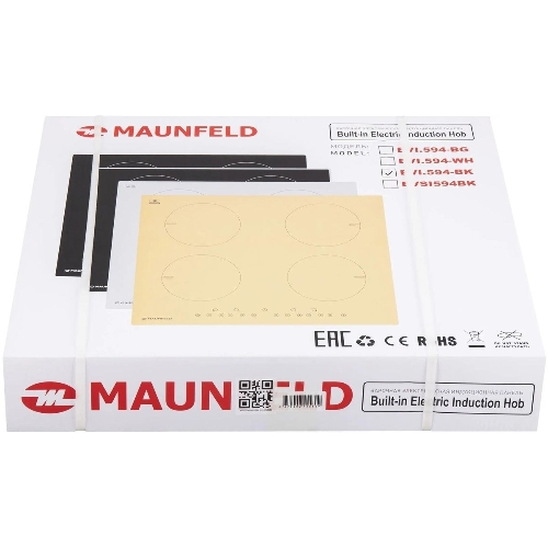 Индукционная варочная панель Maunfeld EVI.594-BK черный