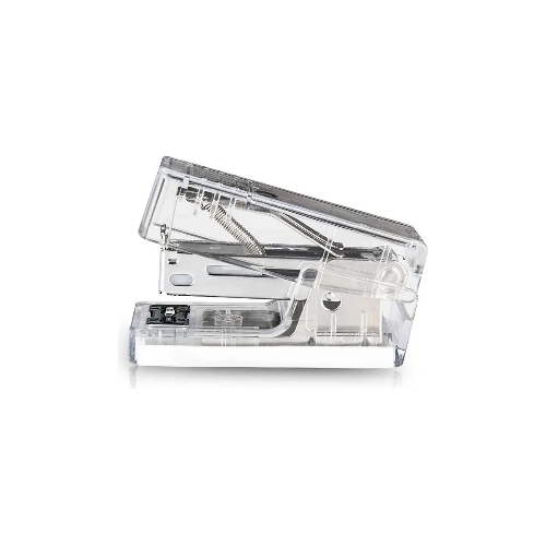 Степлер Deli NS083F-TR Nusign 24/6 26/6 (12листов) прозрачный 50скоб коробка