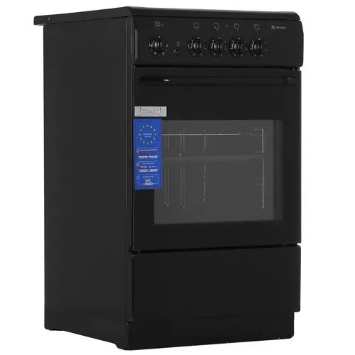 Плита электрическая De Luxe 506004.04ЭС 031 черный, конфорок 4 шт, духовка 60 л, 50 см x 87 см x 60 см
