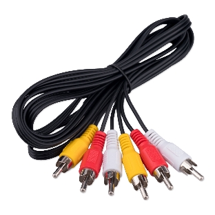 Кабель аудио/видео Cablexpert CCV-539-1.8M-N, 3xRCA/3xRCA, 1.8м, черный, пакет
