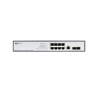 Коммутатор Managed L2 Switch 8x1000Base-T PoE, 2x1000Base-X SFP, PoE Budget 135W, RJ45 Console, 19
