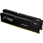 Оперативная память Kingston Fury Beast, DDR5, 32Gb (2x16GB), 6000MHz, CL30, DIMM, с радиатором, черный