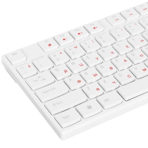 Клавиатура проводная мультимедийная Smartbuy ONE 238 USB белая (SBK-238U-W)/20