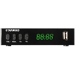 Приставка для цифрового ТВ Starwind CT-220 черный, DVB-T2, DVB-T, DVB-C, HDMI, USB 2.0 х2