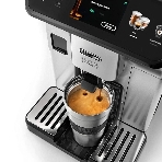 Кофемашина DeLonghi ECAM450.55.S серебристый/черный, исп. кофе - зерновой/молотый, 1.8 л, 1450 Вт, 19 бар