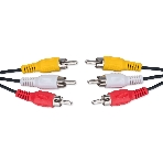 Кабель аудио/видео Cablexpert CCV-539-1.8M-N, 3xRCA/3xRCA, 1.8м, черный, пакет