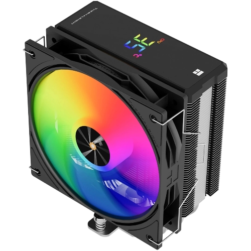 Кулер для процессора Thermalright Assassin X 120 R Digital ARGB Black (4-pin PWM, 151mm, Al/Cu, 4x6mm, ARGB, 1x120mm, 70.84CFM, 29.8dBA, 2000RPM, S: 1851/1700/1200/115X, AM5/AM4, black)