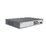 Коммутатор Managed L2 Switch 8x1000Base-T PoE, 2x1000Base-X SFP, PoE Budget 135W, RJ45 Console, 19