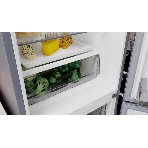 Холодильник Hotpoint HT 5180 MX нержавеющая сталь/серебристый двухкамерный 220/78 л морозилка снизу, No Frost