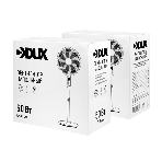 Вентилятор напольный DUX 7 лопастей, д/у управление, 50Вт белый 60-0221