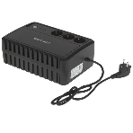 Источник бесперебойного питания SMARTWATT UPS SAFE 1000 черный, 1000/600 ВА/Вт, линейно-интерактивный, напольный, LED индикация, Shuko CEE7/4 - 3 шт.