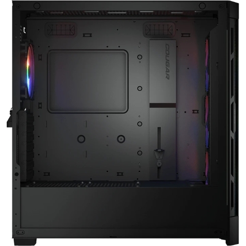 Компьютерный корпус Cougar Airface Pro RGb Black 4x120MM ARGb FAN, ARGb FAN HUB, БЕЗ БП, черный, E-ATX