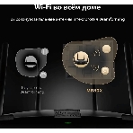 Двухдиапазонный роутер MERCUSYS MR80X AX3000 Wi-Fi 6, до 574 Мбит/с на 2,4 ГГц + до 2402 Мбит/с на 5 ГГц,4 фиксированные внешние антенны, 3 гигабитных порта LAN, 1 гигабитный порт WAN