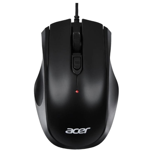 Мышь проводная Acer OMW020 черный, 1600 dpi, USB, кнопки - 4