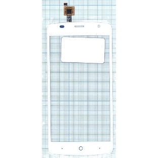 Сенсорное стекло (тачскрин) для ZTE Blade L5 Plus, белое