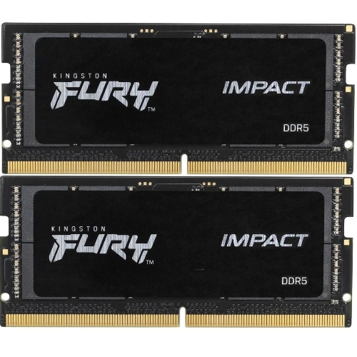 Оперативная память Kingston Fury Impact, DDR5, 32GB (2x16GB), 5600MHz, CL40, SO-DIMM